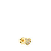 Gold Les Classiques Earring with diamonds