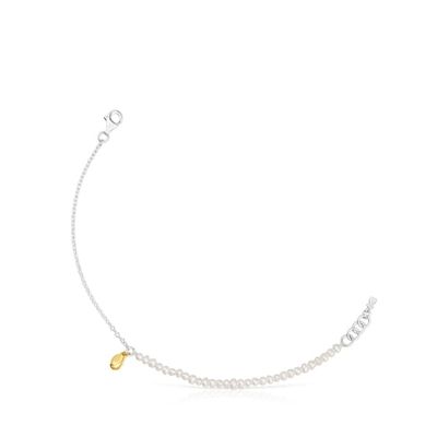 Two-tone pearl TOUS Joy Bits bracelet