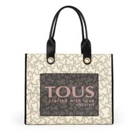 Large -beige Amaya Kaos Icon Shopping bag