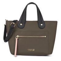 Small khaki Shelby Tote bag