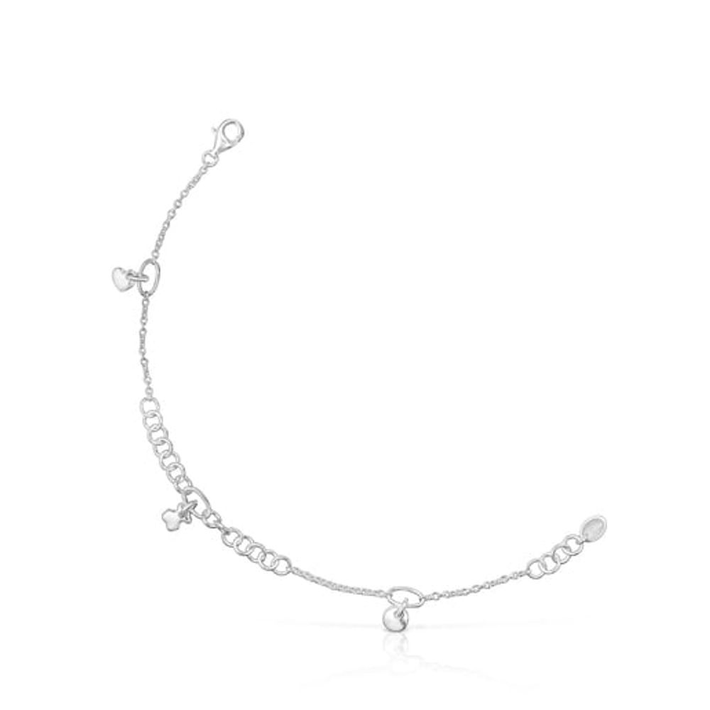TOUS Silver Luah motif Bracelet | Plaza Las Americas