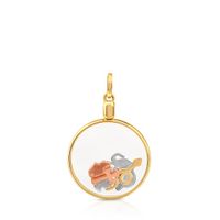 Vermeil Silver Idol Locket Pendant