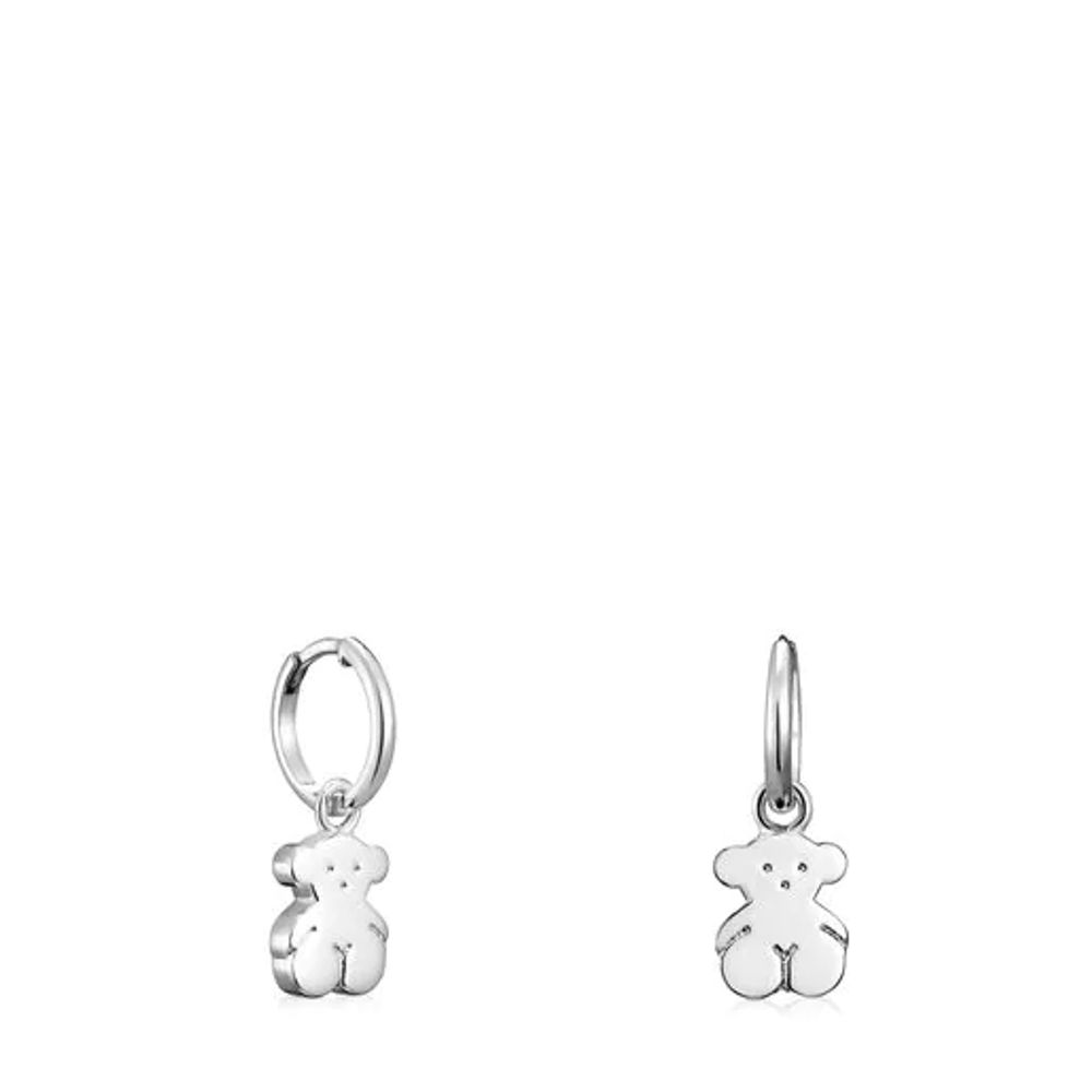 Aretes cortos Sweet Dolls oso de plata