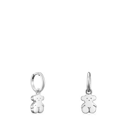 Aretes cortos Sweet Dolls oso de plata