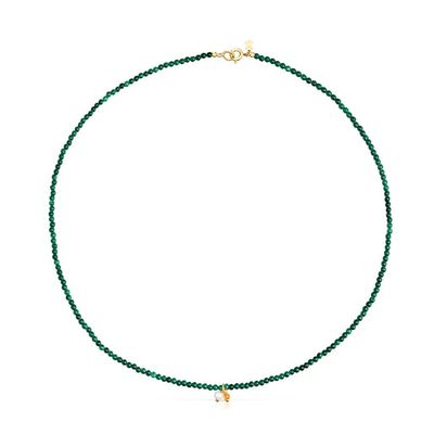 Necklace with malachite TOUS Camille