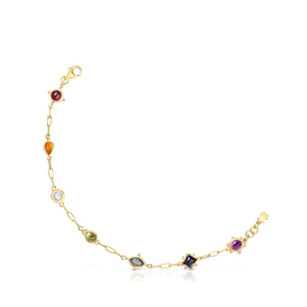 TOUS Silver vermeil Magic Nature Bracelet with gemstones | Westland Mall