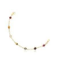 Silver vermeil Magic Nature Bracelet with gemstones