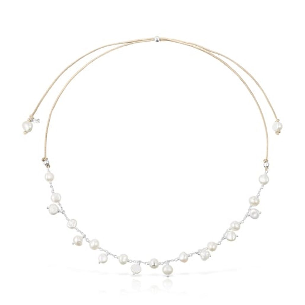 TOUS Silver and pearl TOUS Icon Pearl Necklace | Plaza Las Americas