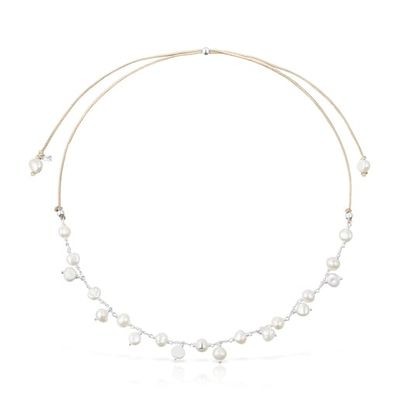 Silver and pearl TOUS Icon Pearl Necklace