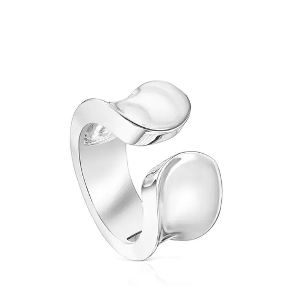 TOUS Smooth Silver TOUS Basics Open ring | Plaza Del Caribe
