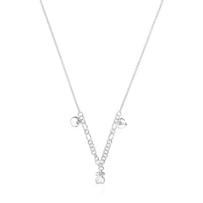 Silver Luah motif Necklace