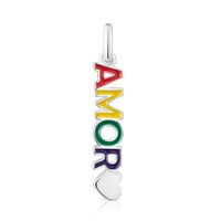 Dije amor de plata y esmalte TOUS Pride