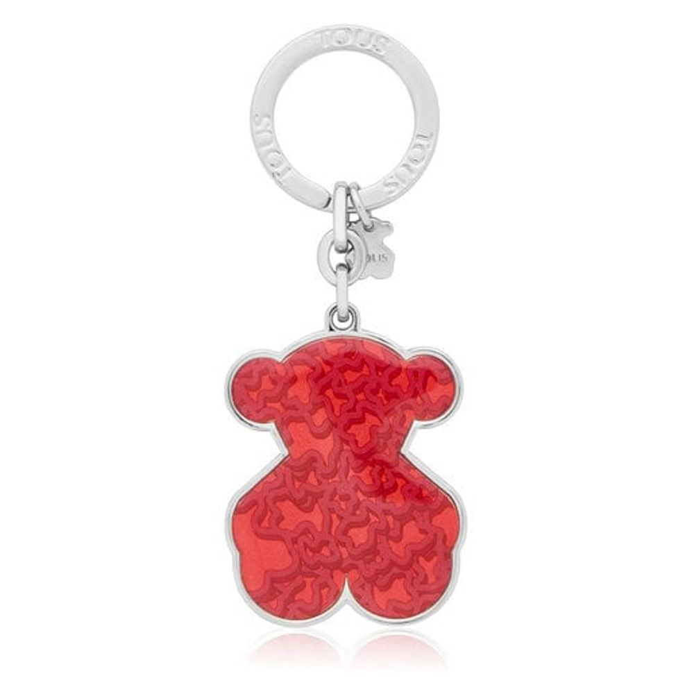 Coral TOUS Kaos Mini Evolution bear Key ring