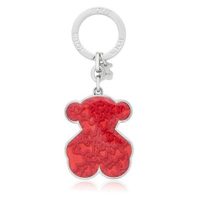 Coral TOUS Kaos Mini Evolution bear Key ring