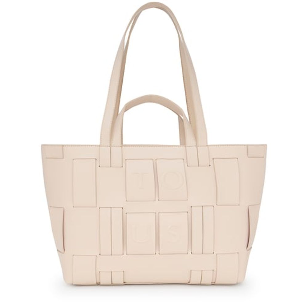 Beige and mauve TOUS Damas Tote bag