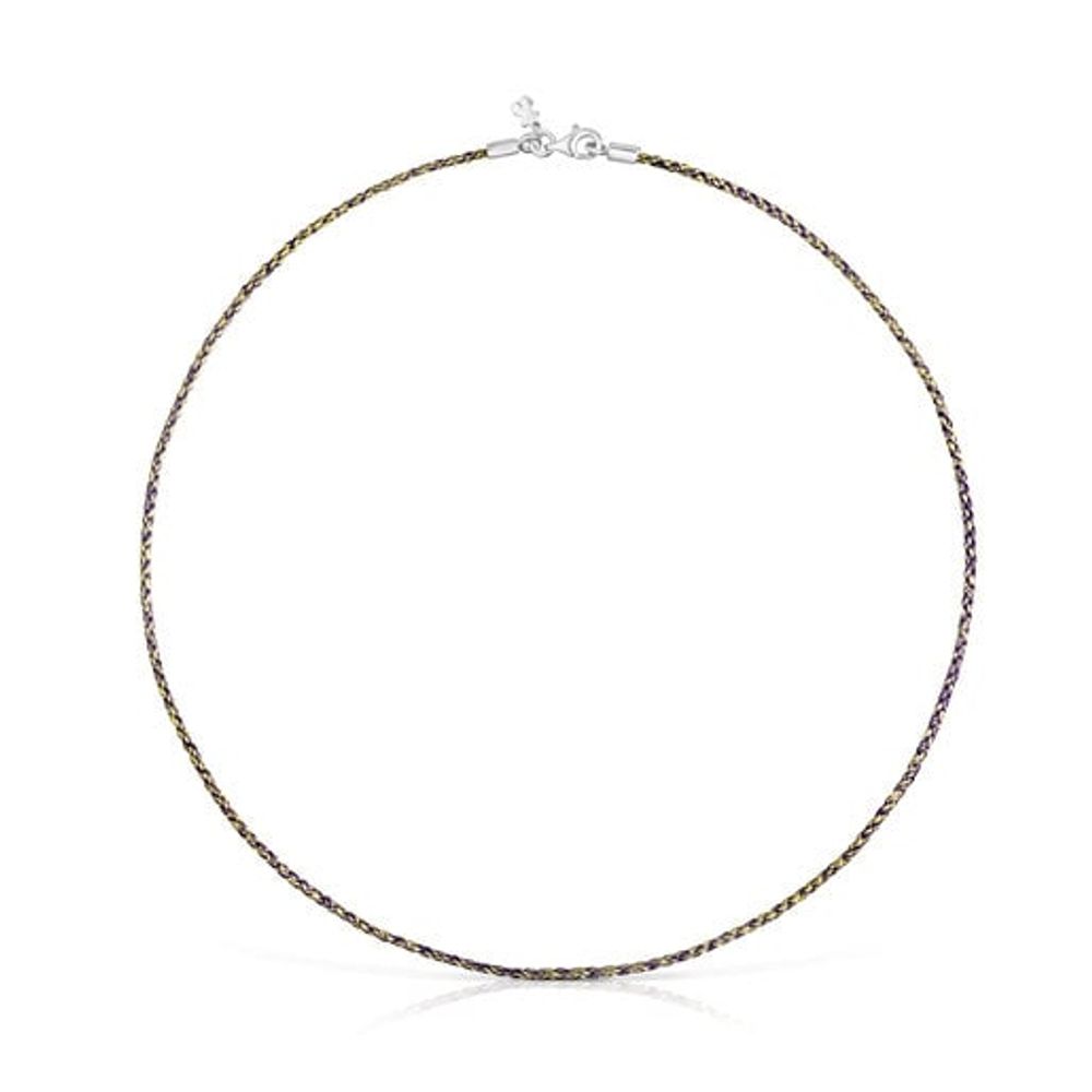 TOUS And braided thread Necklace with silver clasp Efecttous | Westland Mall
