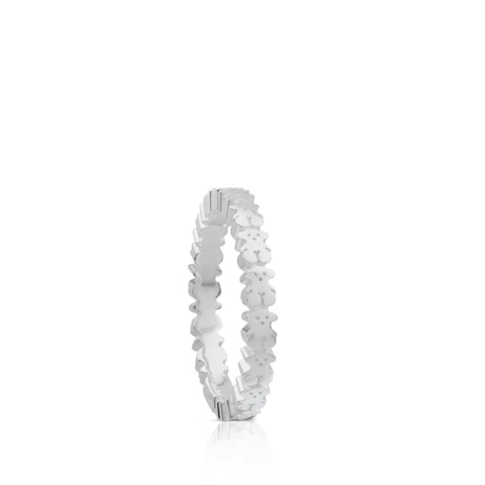TOUS Silver TOUS Straight Ring with Bear motifs | Westland Mall