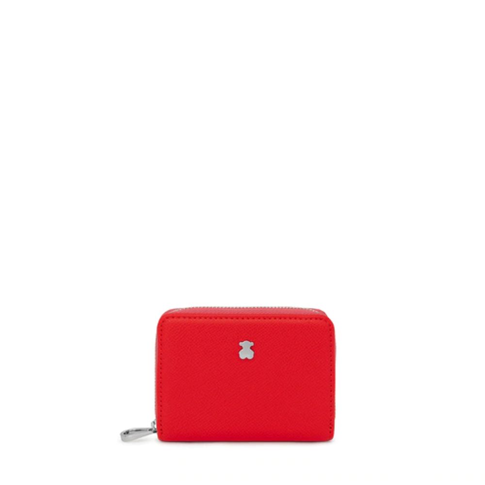 TOUS Medium red New Dubai Saffiano Change purse | Westland Mall