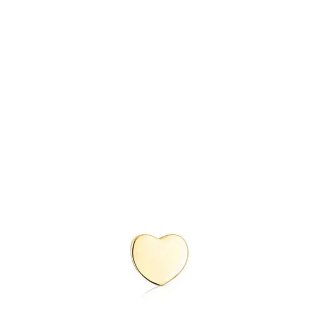 TOUS Gold TOUS Basics 1/2 Earring with heart motif | Plaza Las Americas