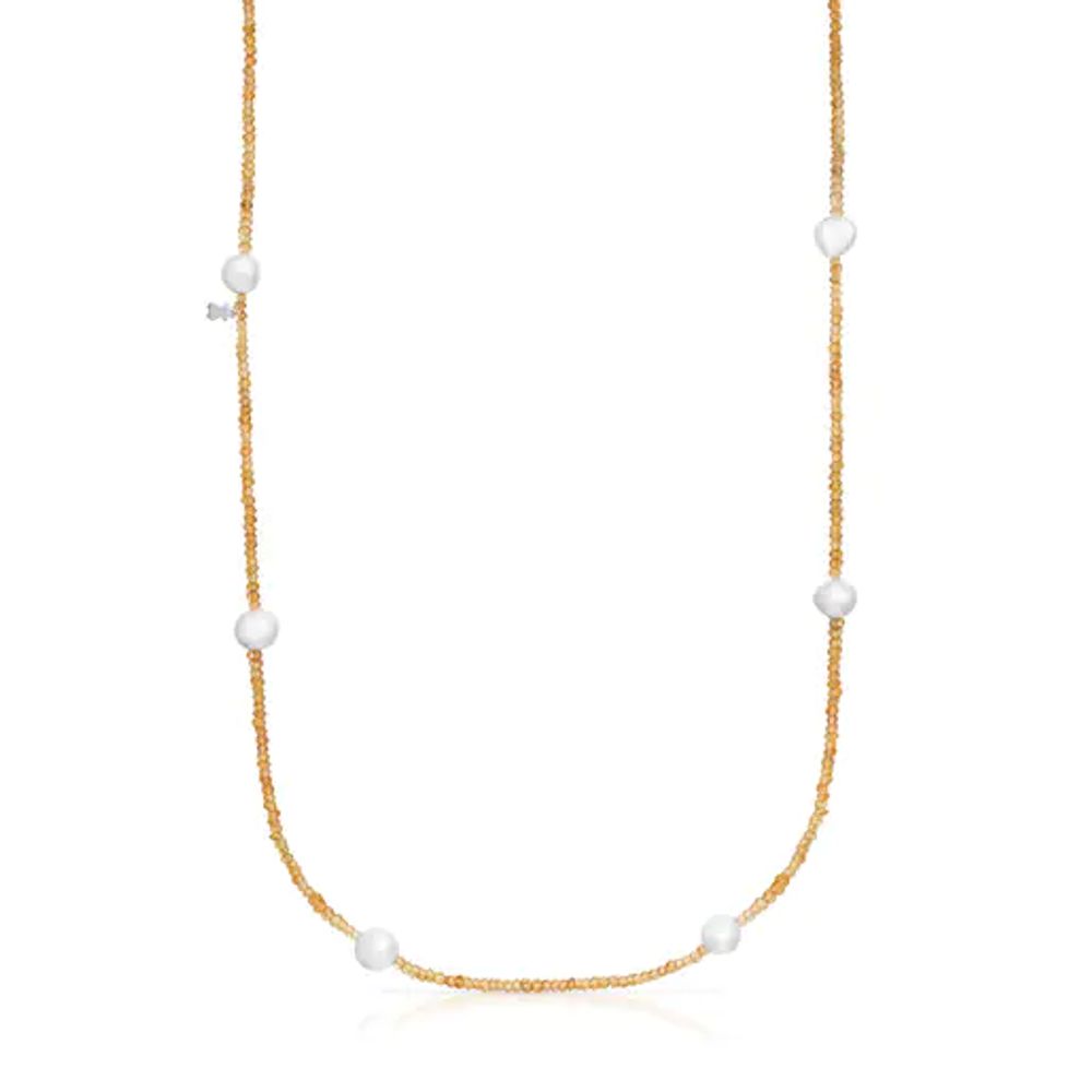 TOUS Carnelian and pearl Sea Vibes Necklace | Westland Mall