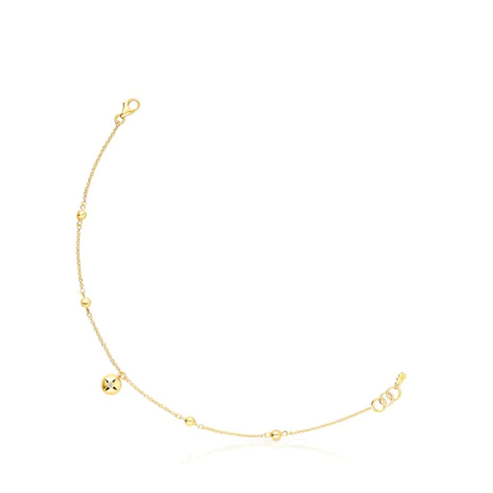 Gold Magic Nature Bracelet with diamonds