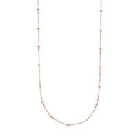 Rose Vermeil Silver TOUS Chain Choker 45cm.