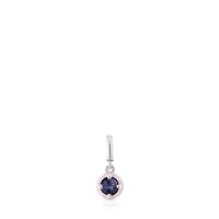 Silver TOUS Vibrant Colors Pendant with sodalite and lilac enamel