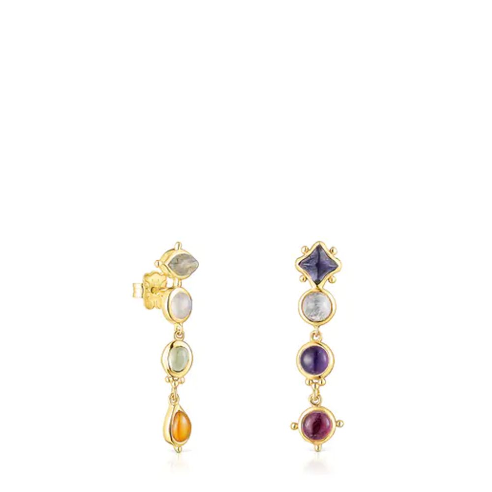 TOUS Long silver vermeil Magic Nature Earrings with gemstones | Westland  Mall