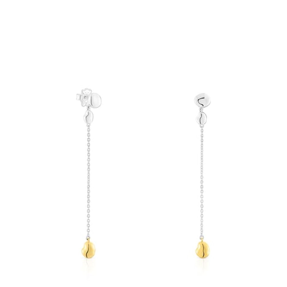 TOUS Long two-tone TOUS Joy Bits earrings | Plaza Las Americas