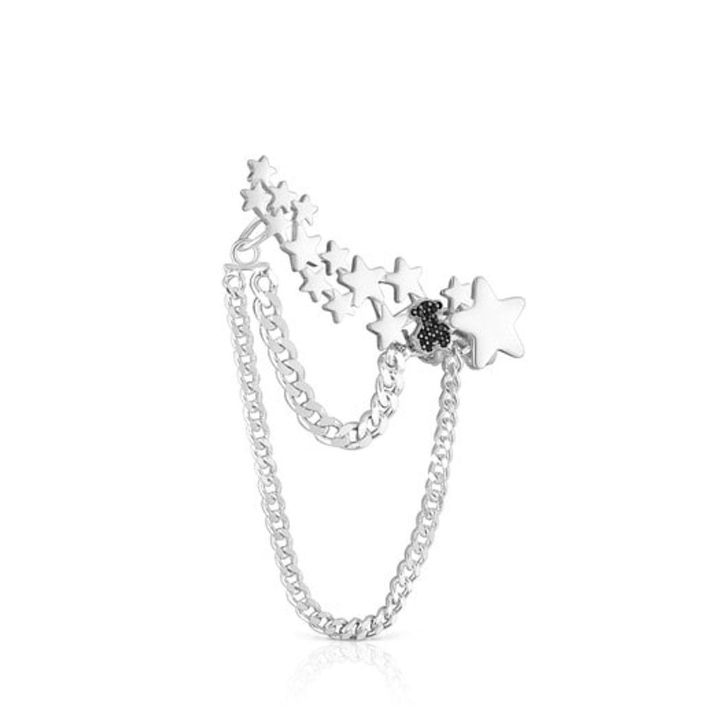 TOUS Silver Magic Nature climber Earcuff with spinels | Plaza Las Americas