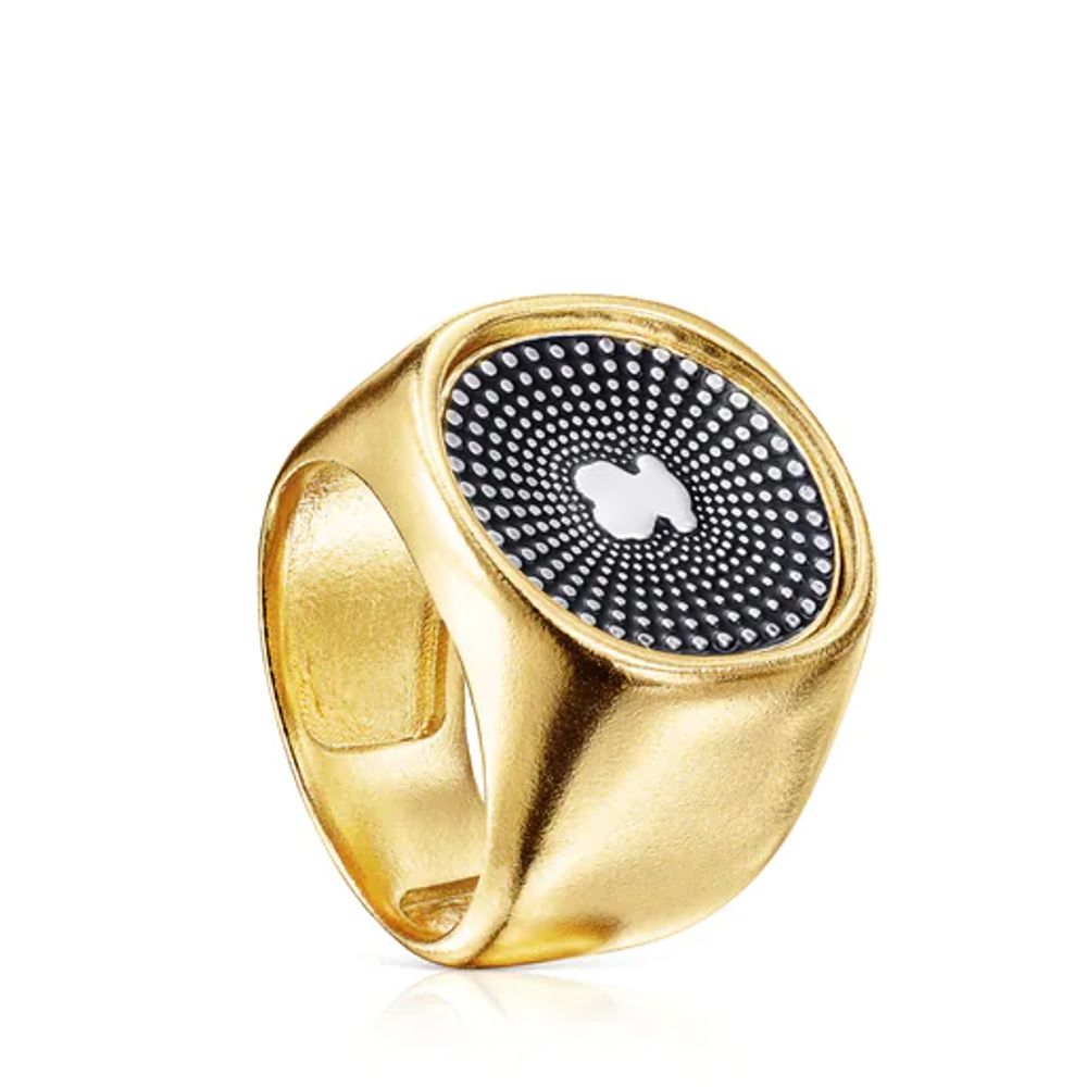 TOUS Two-tone Oursin Ring | Westland Mall