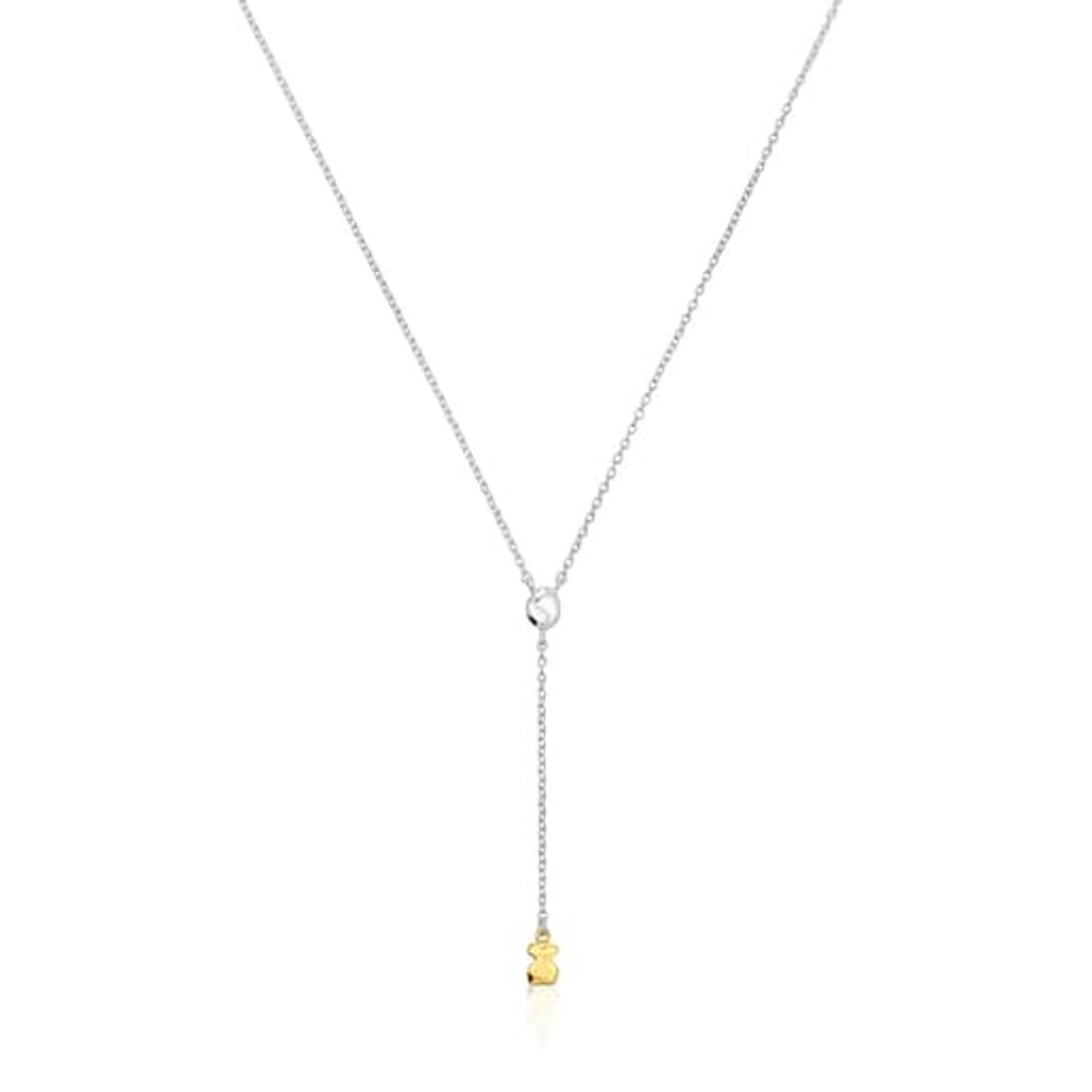 Two-tone TOUS Joy Bits necklace with bear