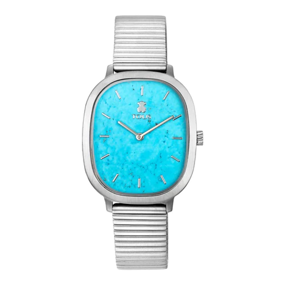TOUS Steel Heritage Gems watch with Turquoise sphere | Westland Mall