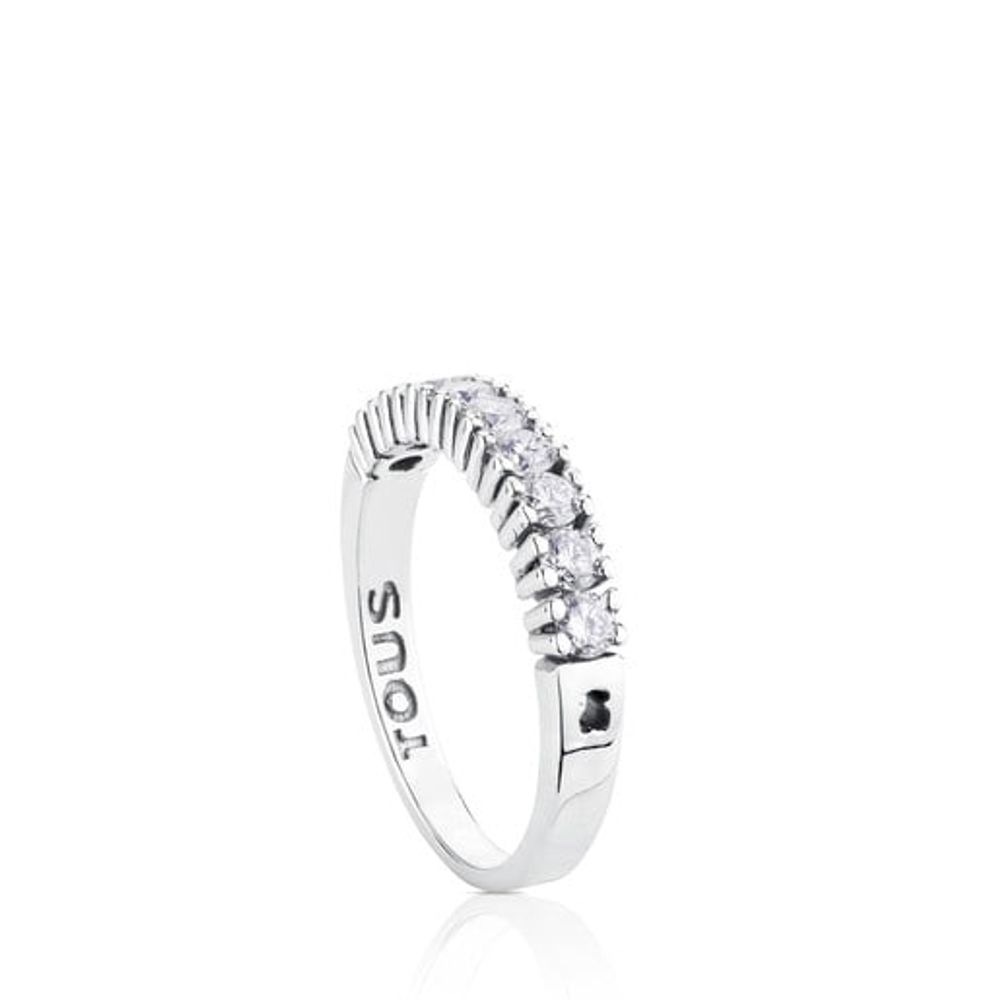 Home | TOUS White Gold Les Classiques Ring with Diamond. 0,47ct. | Plaza  Las Americas