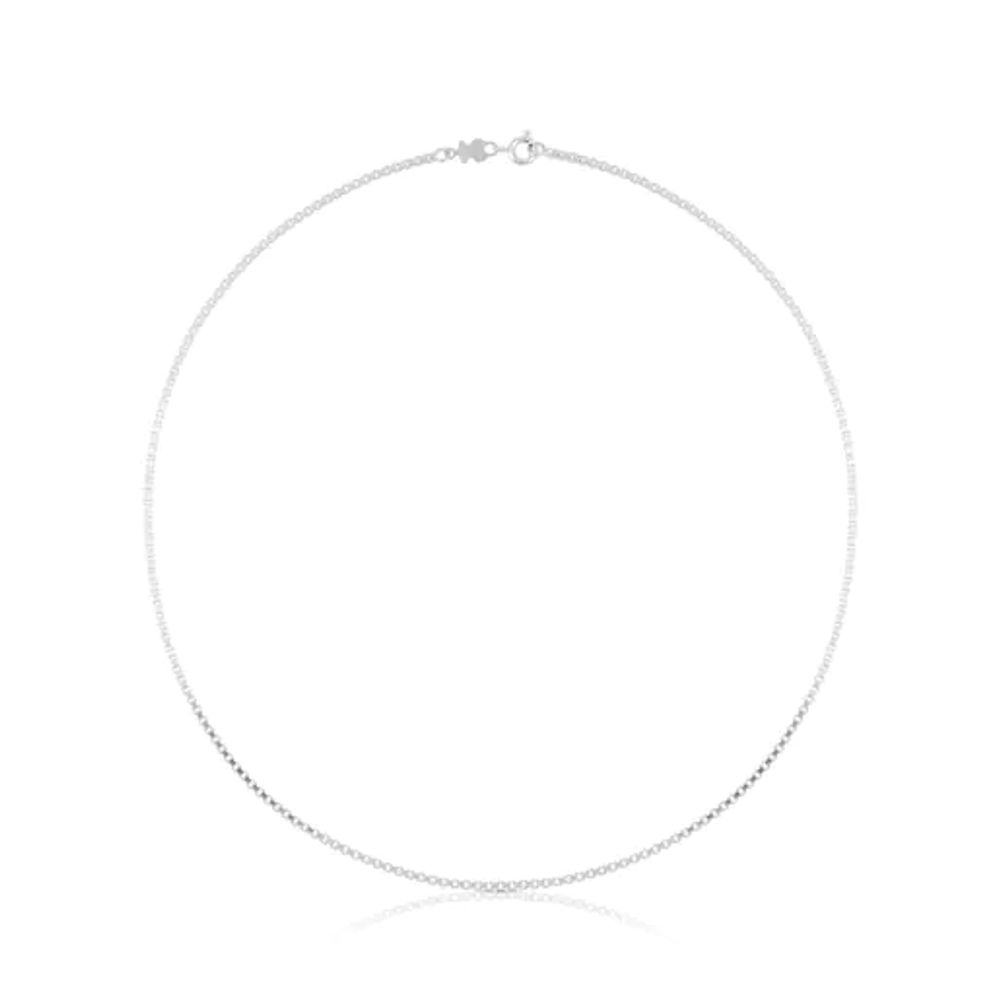 Silver TOUS Chain Choker semi-rigid 45cm