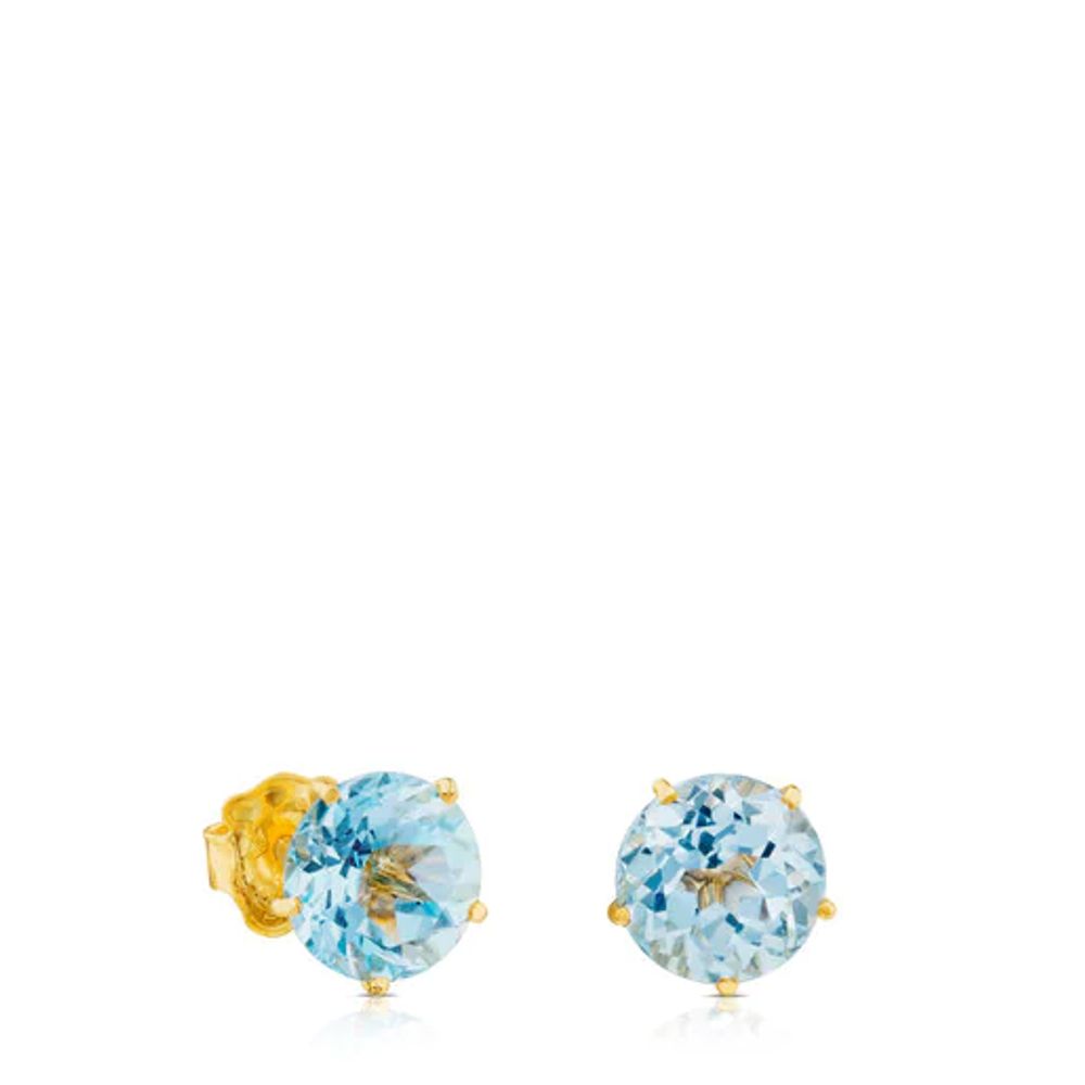 TOUS Ivette Earrings in Gold with Topaz | Westland Mall