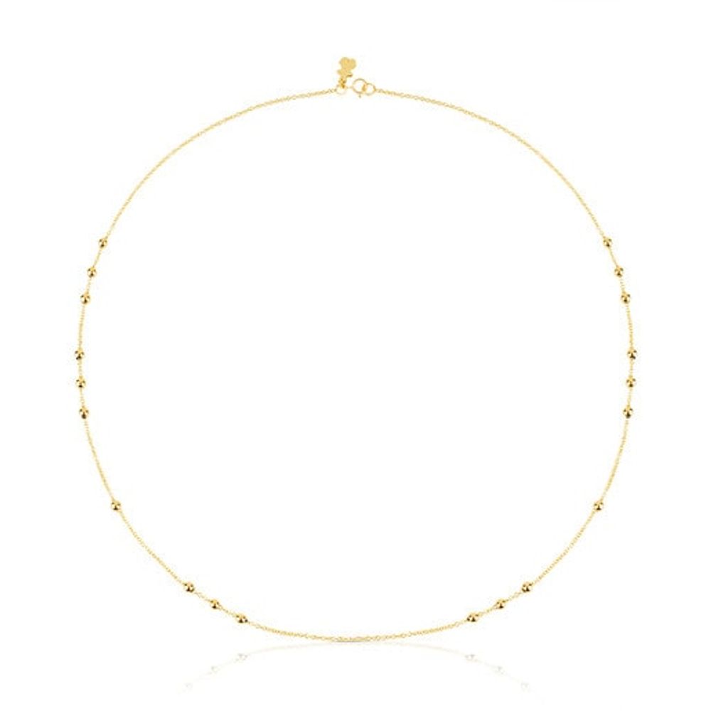 TOUS Gold Choker with 8 groups of alternating balls measuring 45 cm TOUS  Chain | Westland Mall