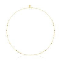 Gold Choker with 8 groups of alternating balls measuring 45 cm TOUS Chain