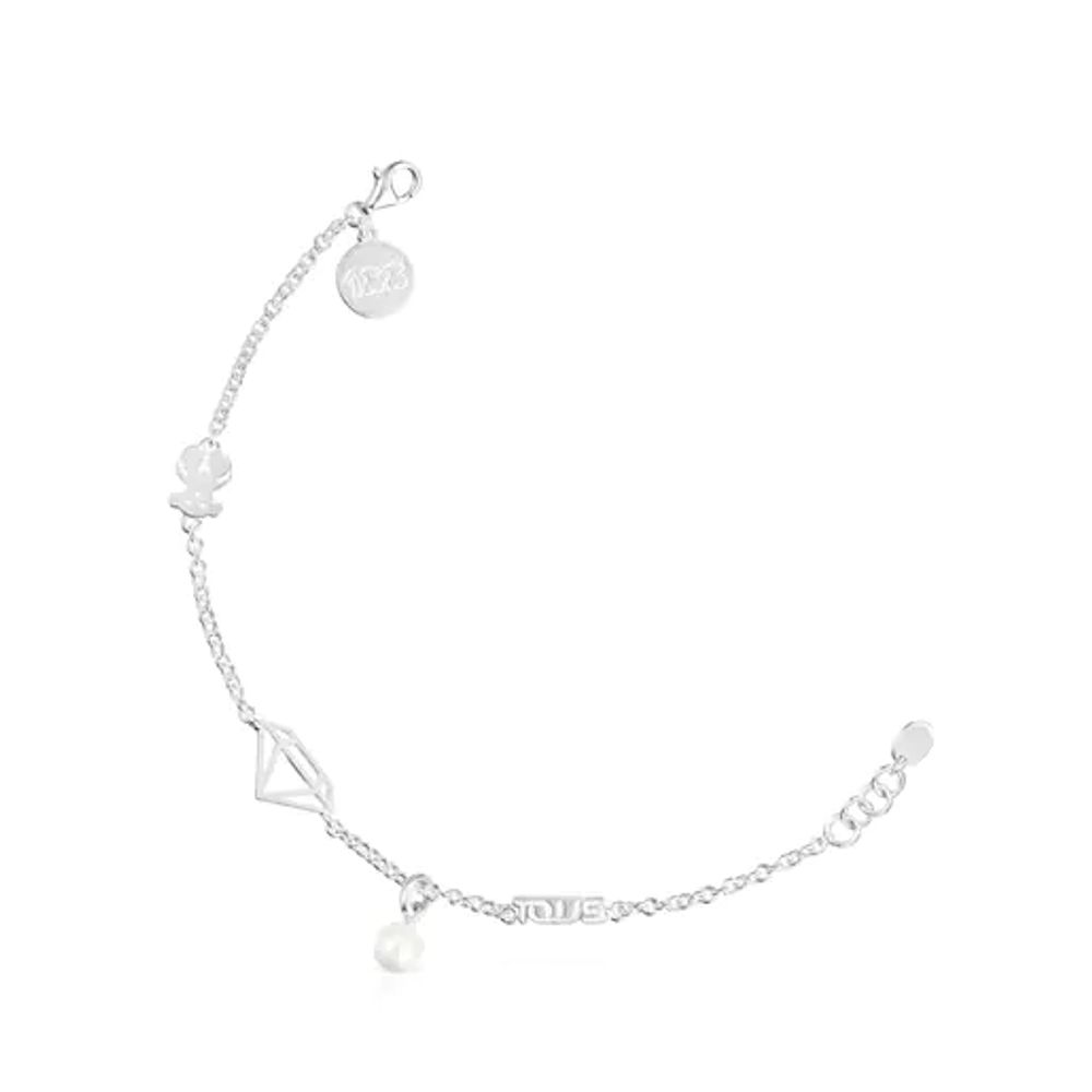 Pulsera Since 1920 de Plata con Perla