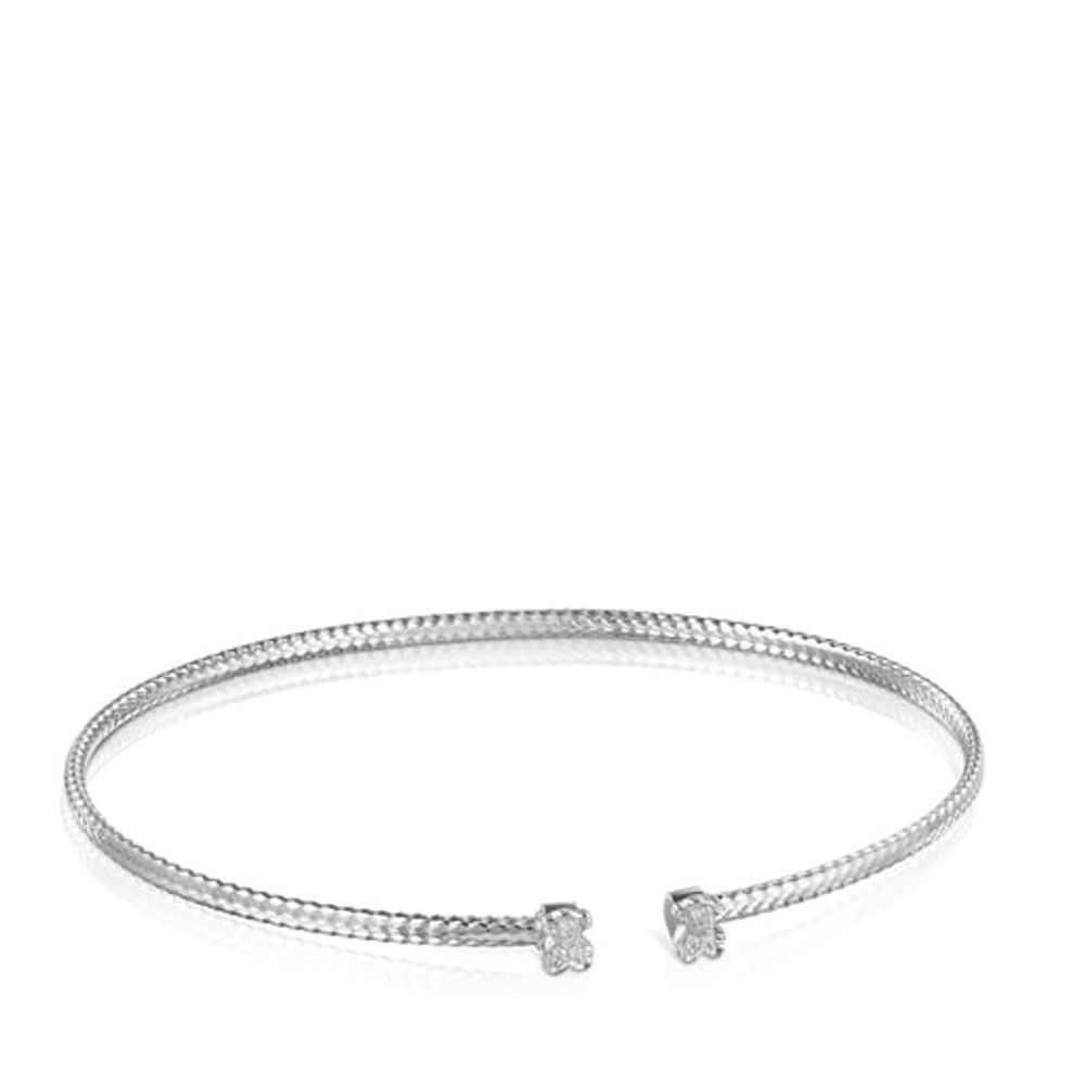 Light Bracelet in White Gold with Diamonds