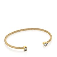 Pulsera Nocturne con baño de oro 18 kt sobre plata y Diamantes