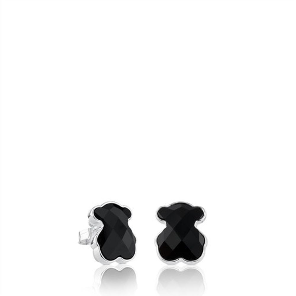 TOUS Silver TOUS Color Earrings with faceted onyx | Westland Mall