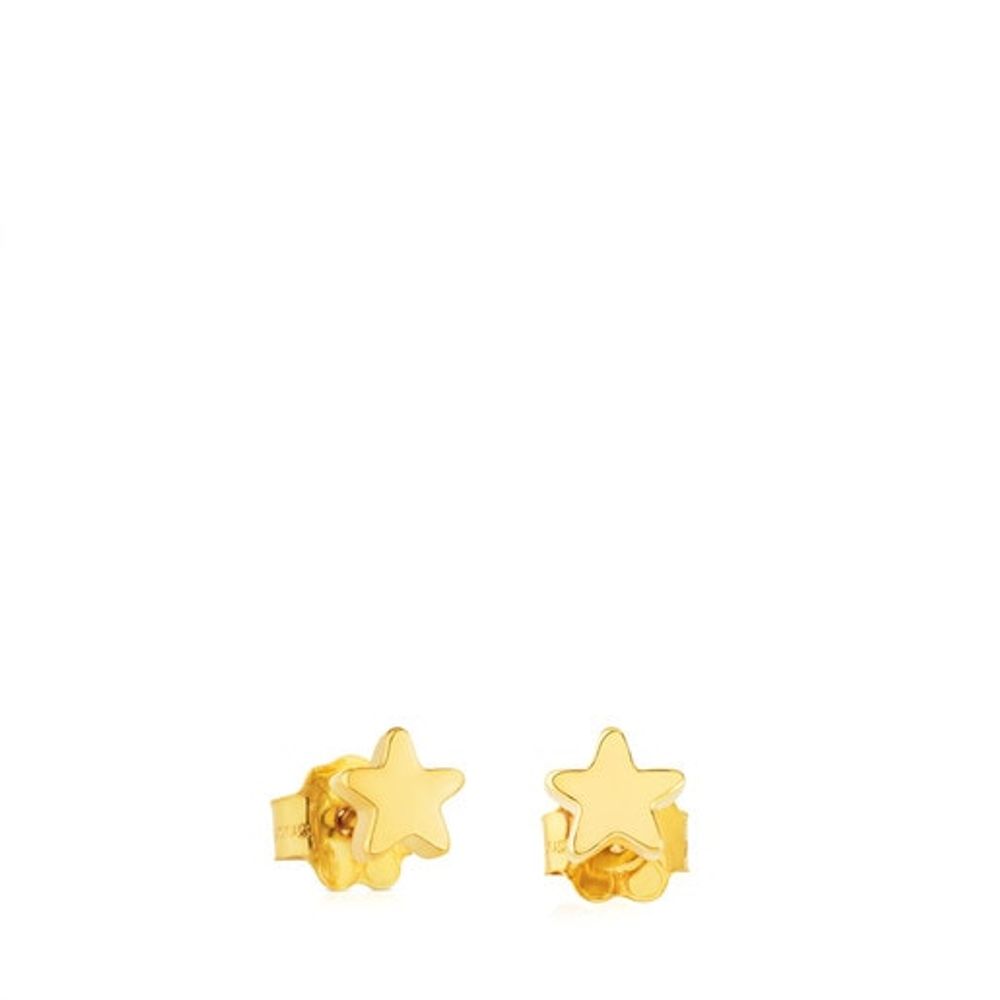 TOUS Gold Sweet Dolls XXS Earrings Star motif. Pressure clasp. | Plaza Las  Americas