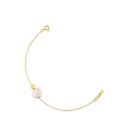 Alecia Bracelet in Gold with Pearl.