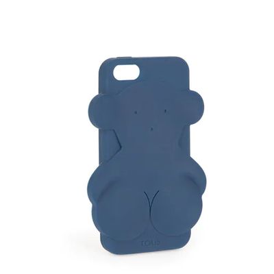 Funda de móvil iPhone 5 Rubber Bear en color marino