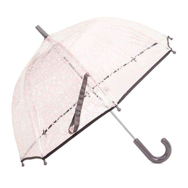Paraguas mini plegable Kaos en color arena-negro