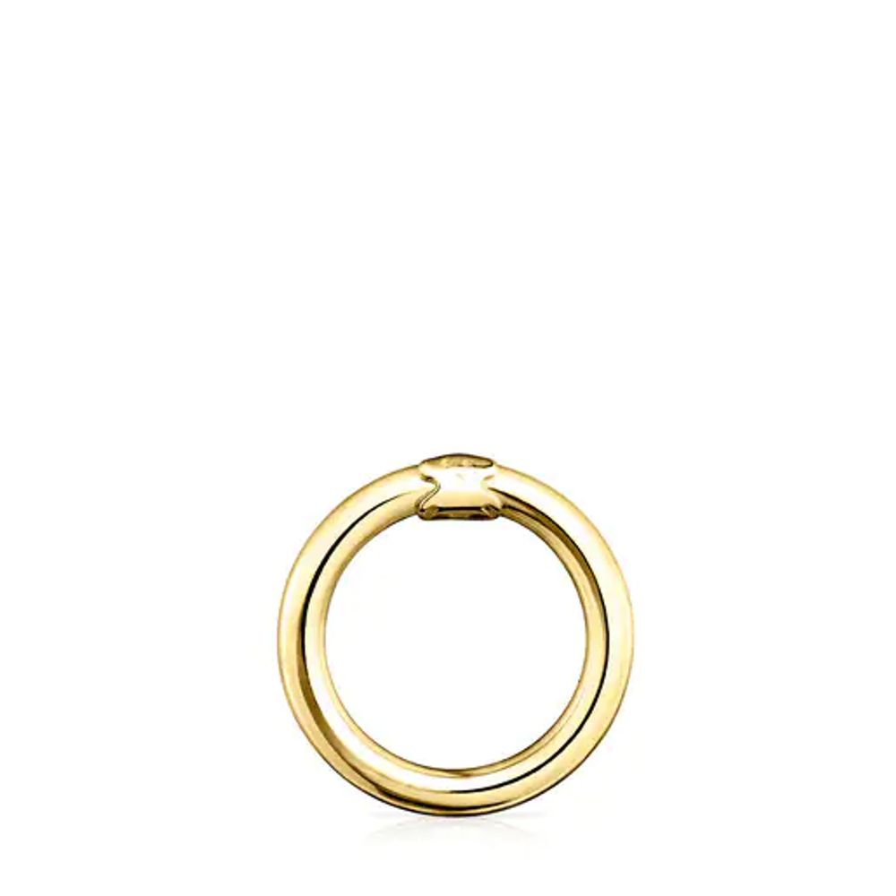 TOUS Medium Vermeil Silver Hold Ring | Westland Mall