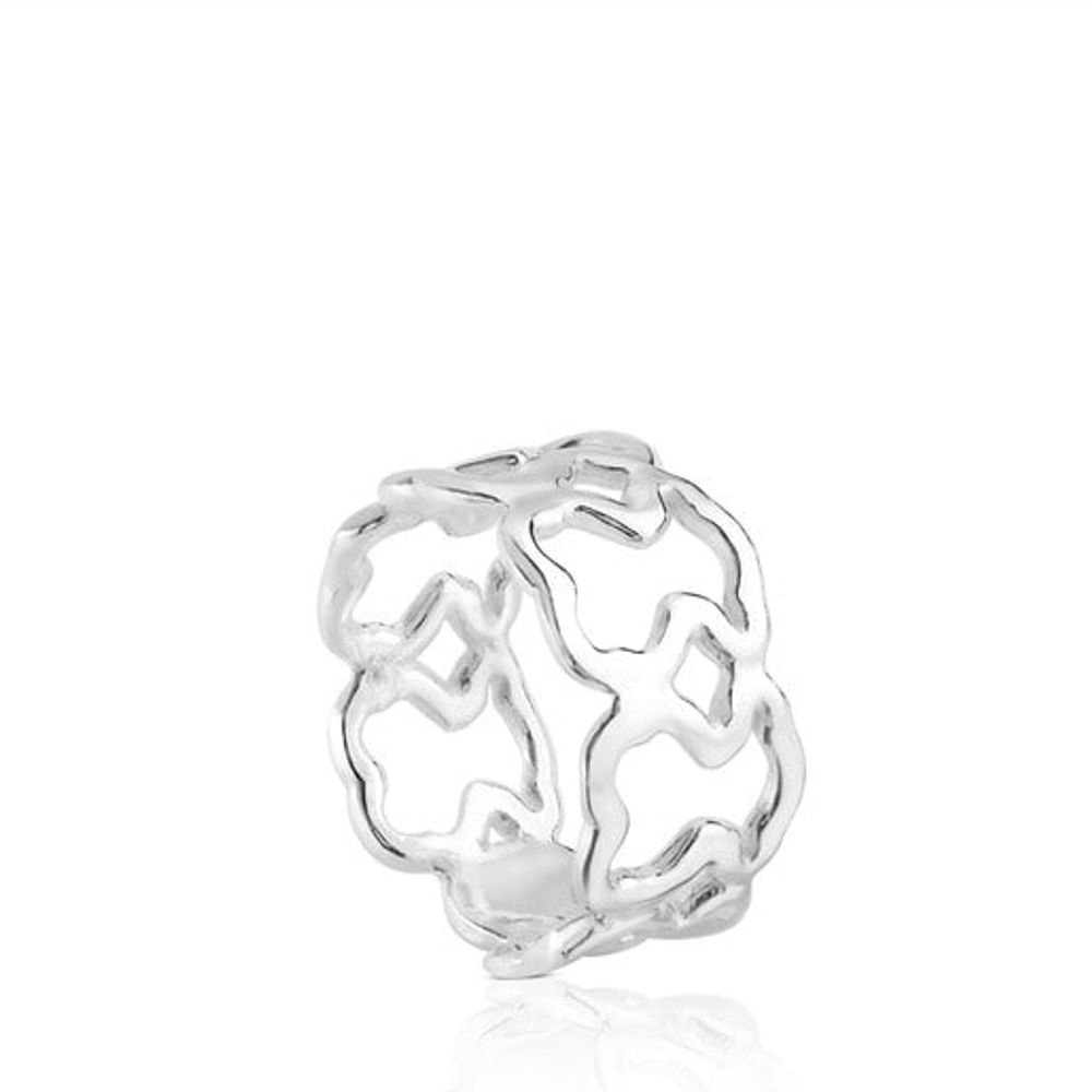 TOUS Silver New Carrusel Ring Bear motifs 0,96cm. | Westland Mall