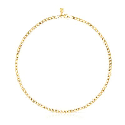 Curb-chain Choker with 18kt gold plating over silver TOUS Chain