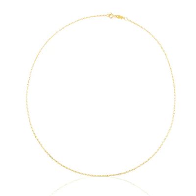 45 cm Gold TOUS Chain Choker with oval rings.